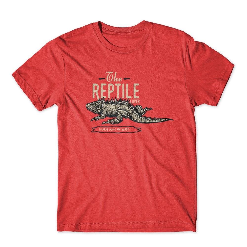 Lizard T-Shirt. Reptile Lover 100% Cotton Premium Graphic Tee New