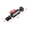 All Metal 17mm Double Ball Head Cold Shoe Mount For Secure Camera Attachment And Flexible Adjustment