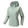 Damen Wasserdichte Regenjacke Leichtgewichtige Outer Kapuzen-Regenmantel Wandern Winddichte Jacke Outdoor-Jacken