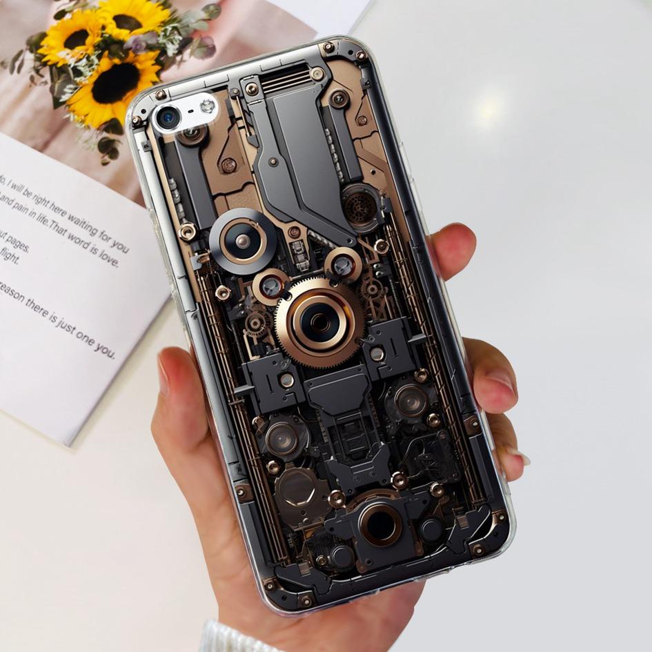 For iPhone 5 5S Case Fashion Astronaut Art Painted Shockproof Soft Cover For iPhone SE 2016 2020 SE2 TPU Funda on iPhone5 Bumper