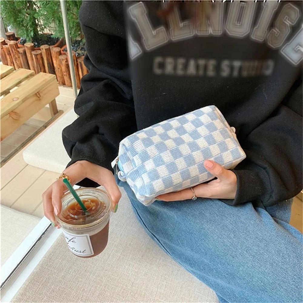 Cosmetic Bag Makeup Bag Portable Travel Makeup Case Cute Pencil Pouch Women Toiletry Bag for Girls Traveling