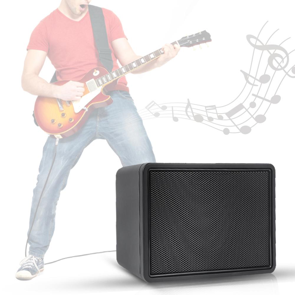 Flatsons Gitarrenverstärker Lautsprecher Mini Audio Sound mit Kunststoffgehäuse für Gitarristen