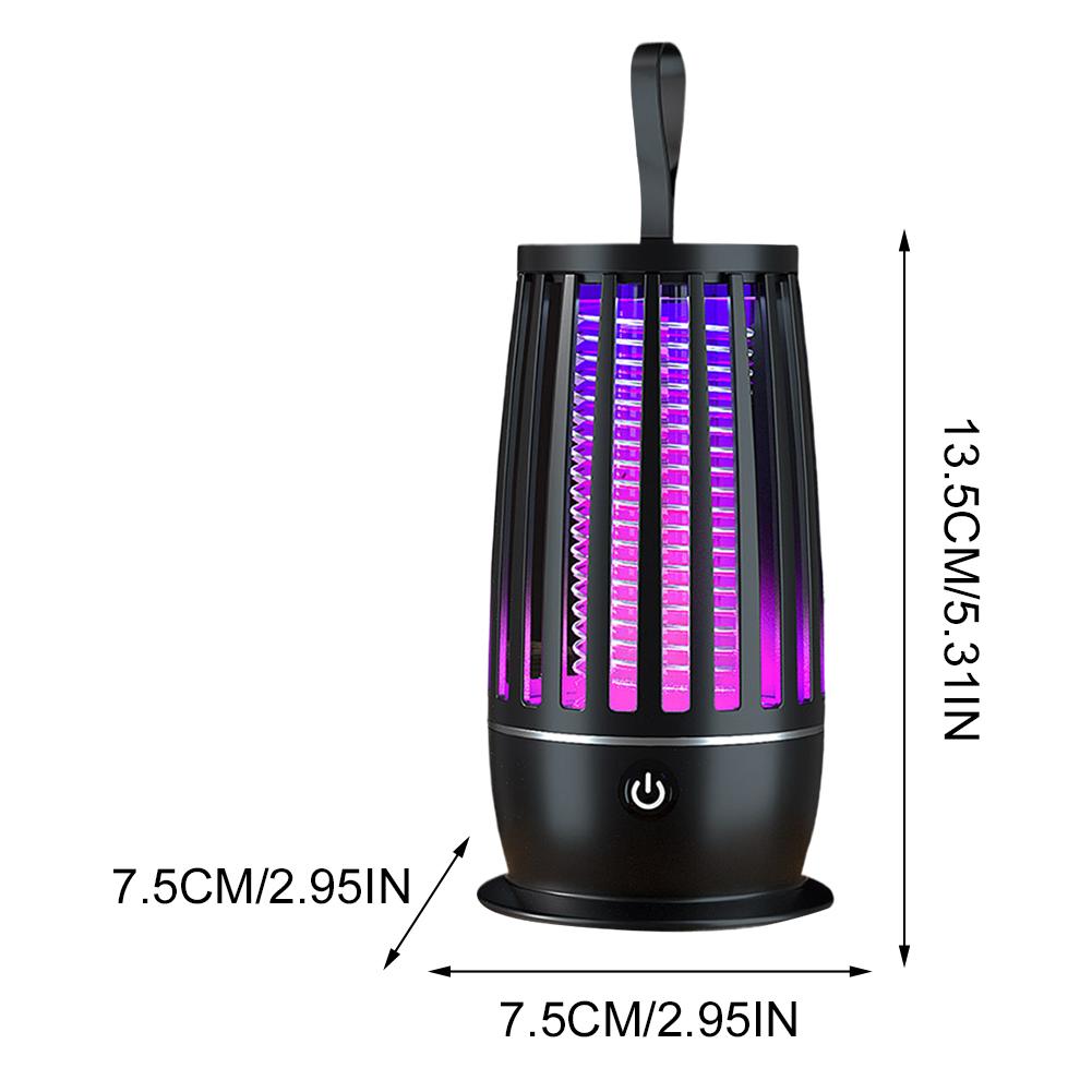 Insect Fly Trap Camping Lantern Mosquito Killer Lamp USB Rechargeable Electric Mosquito Swatter Outdoor Insect Killer Repellent