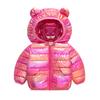 Children Hooded Lightweight Jackets Boys Girls Baby Colorful Warm Jacket Autumn Winter Outdoor Sports Casual Clothes
