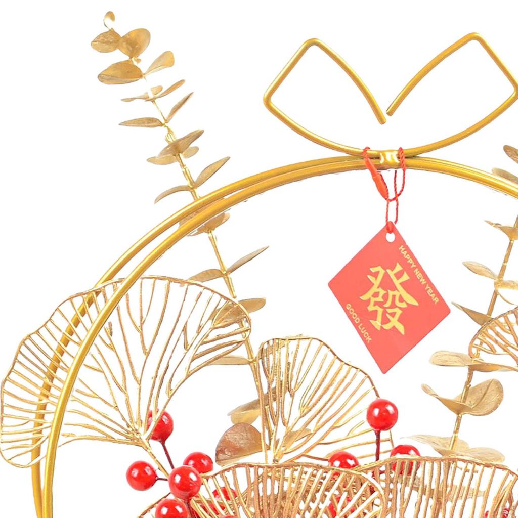 Chinese Year Ornaments Desk Night Light Lighted Artificial Potted Flower for Wedding