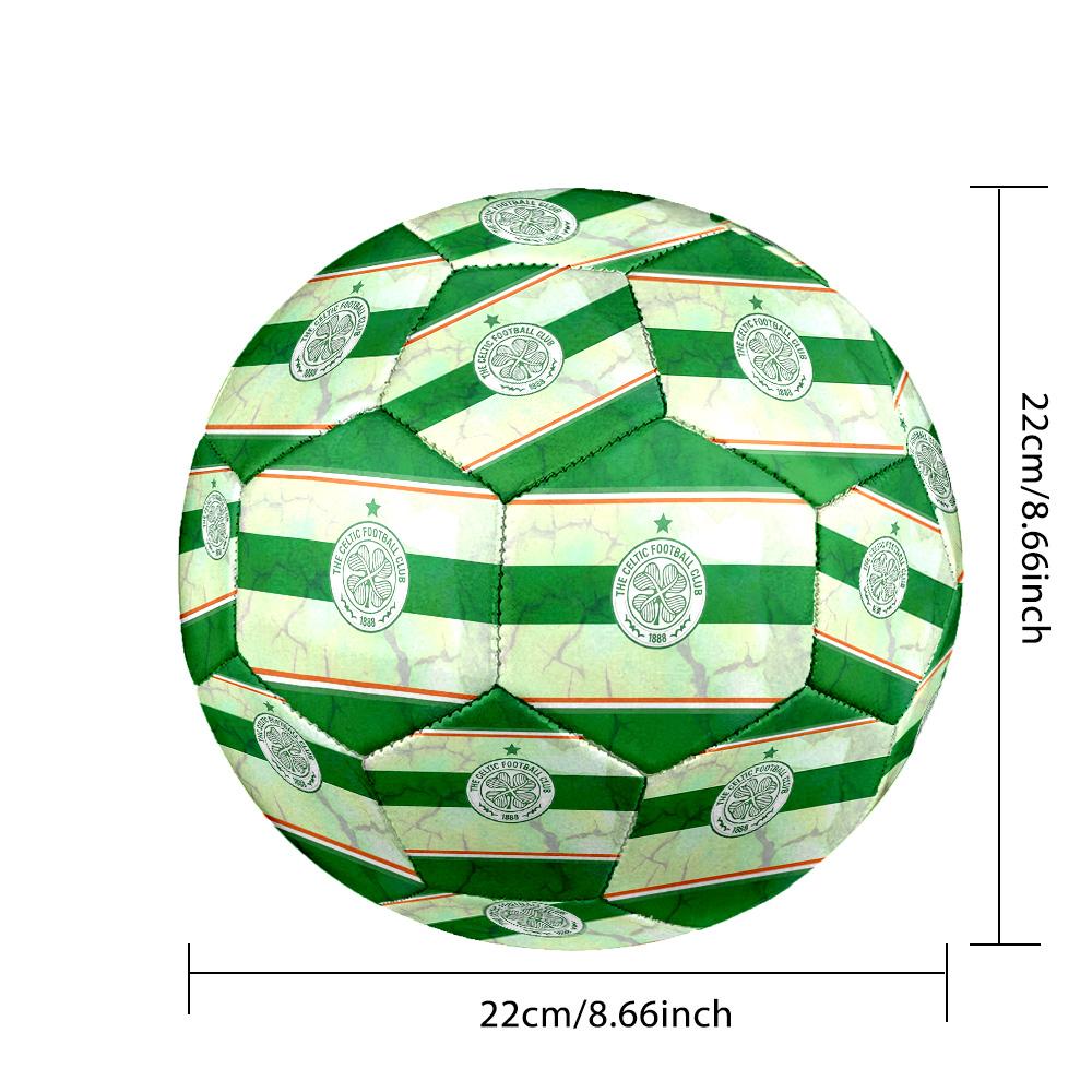 Celtic FC teamIndoor Soccer Ball Colorful All Ages Machine Stitched PVC Competition Ready Durable High-Bounce
