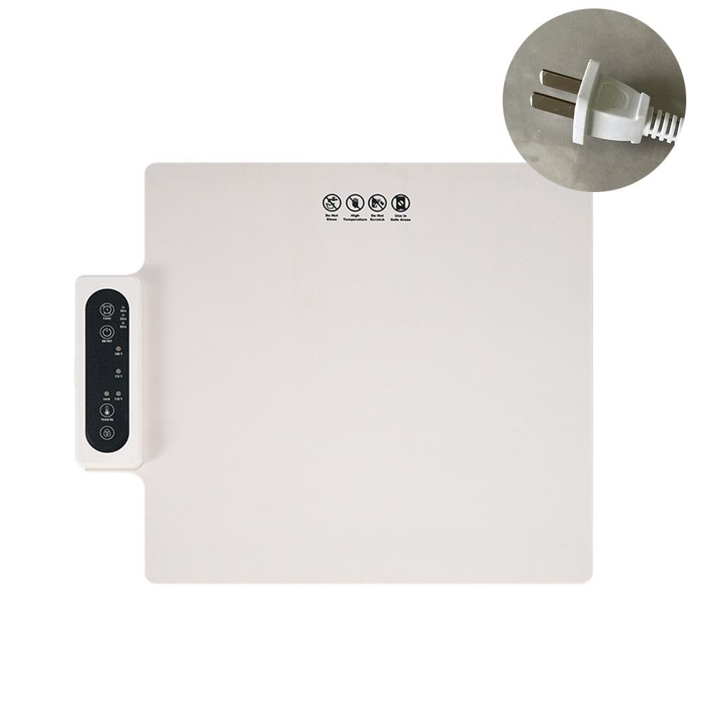 Plug in Food Warm Tray 3 Modes Hot Dish Heating Pad Portable Silicone Food Warmer Mat  Household
