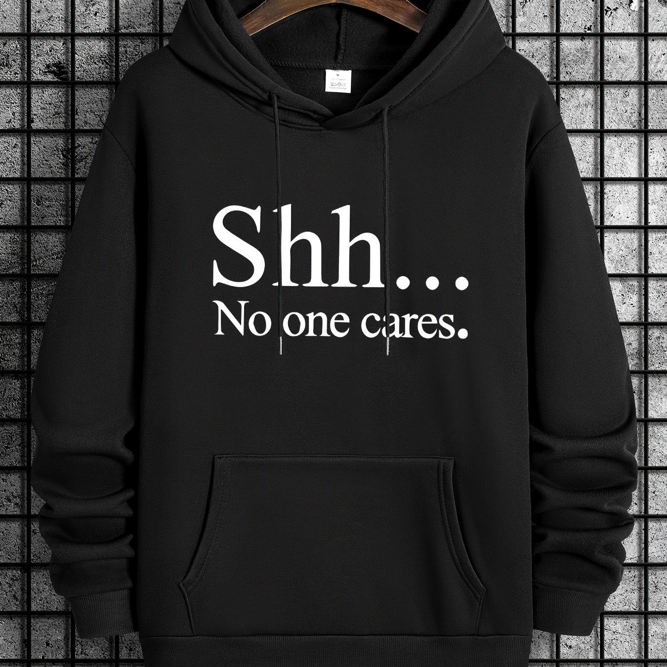 

Men’s Hoodie with Funny Quote Letter Print Oversized Pullover Sweatshirt Casual Streetwear Long Sleeve Hoodie Graphic Fashion 3XL
