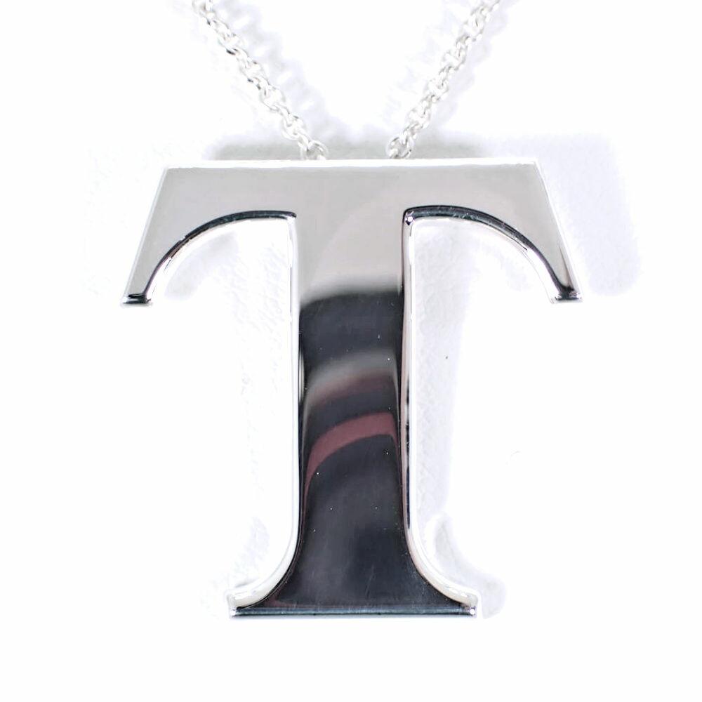 

[Used] TIFFANY 925 T motif pendant / j6-11