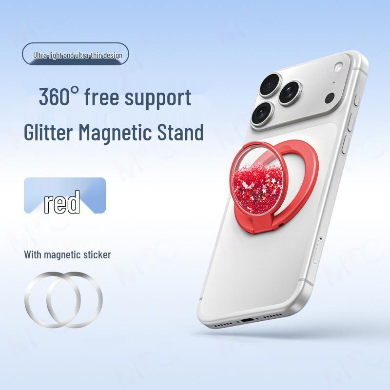 Magnetic Alloy Phone Stand: Multi-functional Desktop Holder for Universal Use