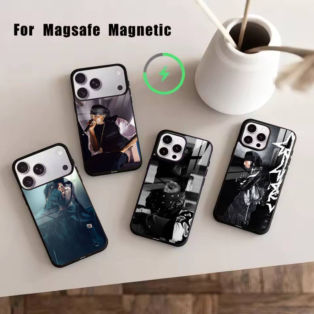 rage Playboi Carti Phone Case For iPhone17,16,15,14,13,12,11 Plus,Pro Magnetic For Magsafe Wireless Charging