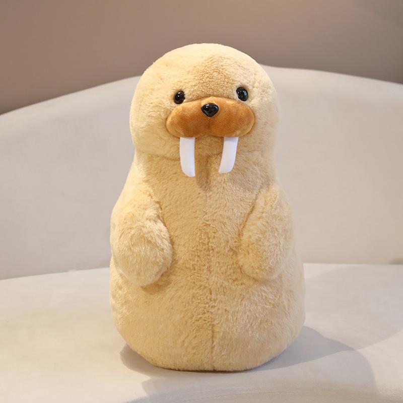 Kawaii  35/45cm Aquarium Standing Penguin Walrus Marine Organism Animals Soft Dolls PillowHigh Quality Christmas Halloween Gifts