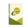 Henry Ciano Fitness Training Budget Planner Loose Leaf Notebook Fabric Cover Folded Leaflet Binding 25 Sheets Gift for Sports