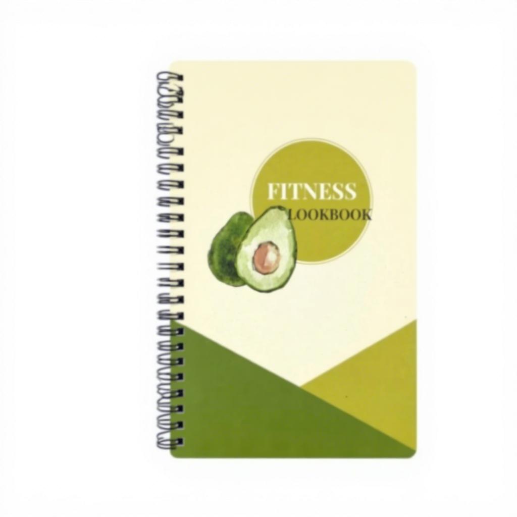 Henry Ciano Fitness Training Budget Planner Loose Leaf Notebook Fabric Cover Folded Leaflet Binding 25 Sheets Gift for Sports