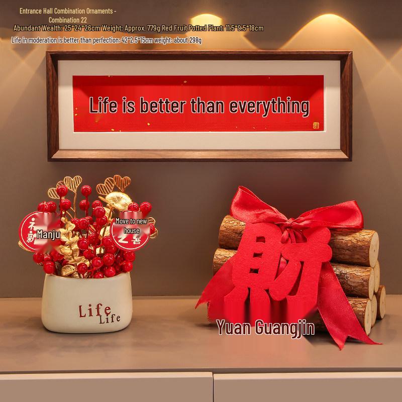 Prosperous New Chinese Style Housewarming Decoration Set