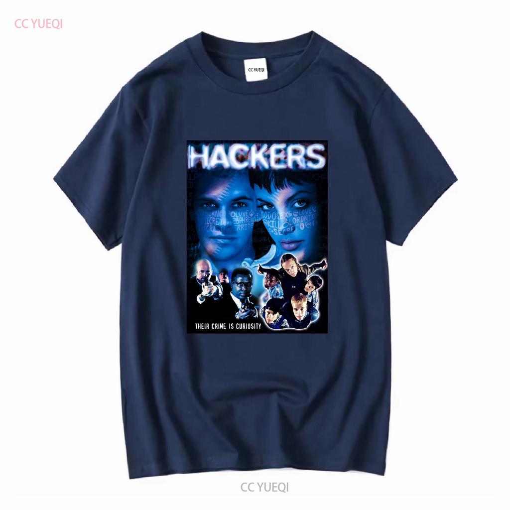 Hackers 1995 Movie T Shirt Vintage Washed Versatile Streetwear Top For Everyday Wear Stylish Unisex Designer Clothes Graphic