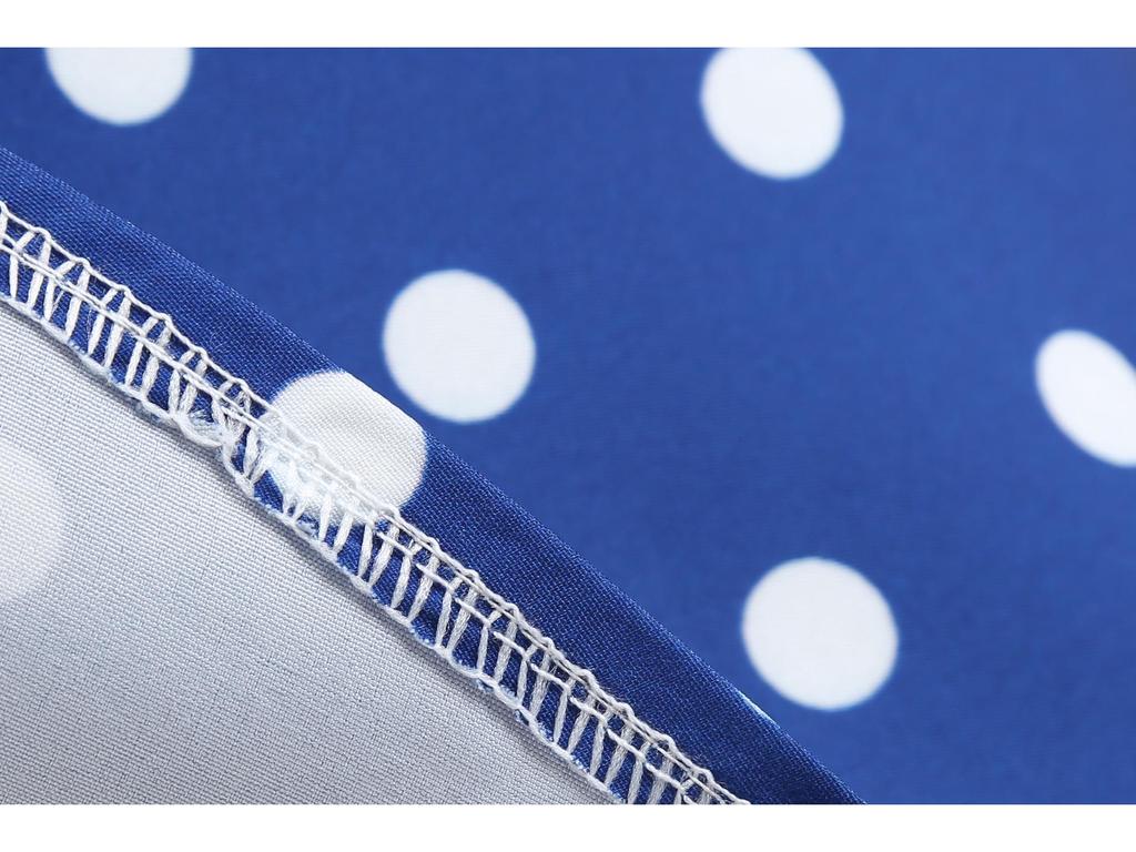 Summer Polka Dot Hepburn Dress with Ribbon - Big Swing Style