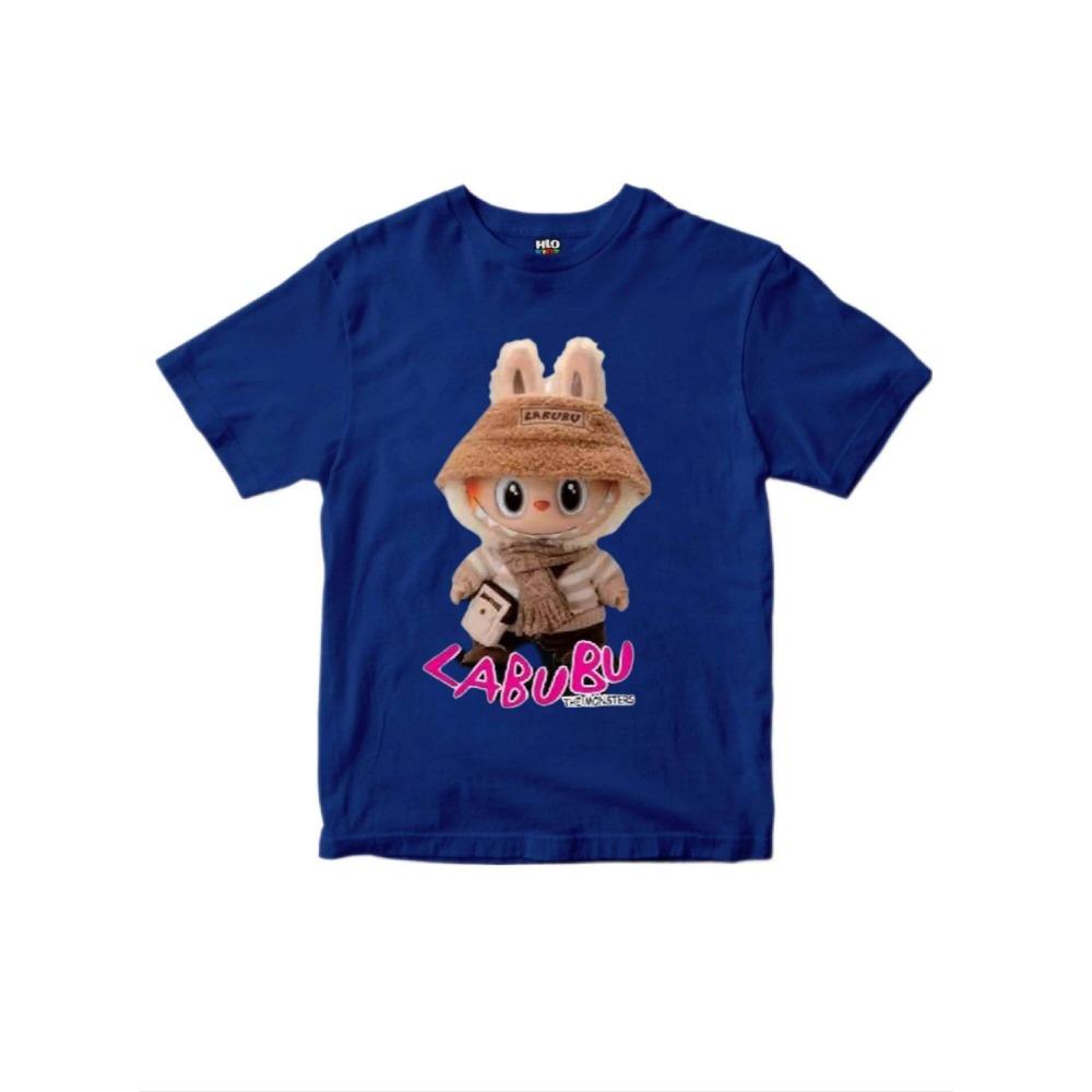 Unisex short-sleeved labubu printed T-shirt casual fashion top