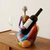 Abstract Art, Oil Painting, Female Portrait Sculpture, Resin Crafts, Reader Character Sculpture, Living Room Decoration Gift