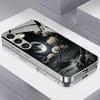 Black flower  Phone Case glass phone case for Samsung Galaxy S26 22 23 24 25 PLUS S21 22 23 24 25 ULTRA