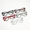 Retro Cat Eye Photochromic Myopia Glasses Fashionable Ultra Light Anti Blue Light Spring Leg Glasses Stylish Women Eyewear