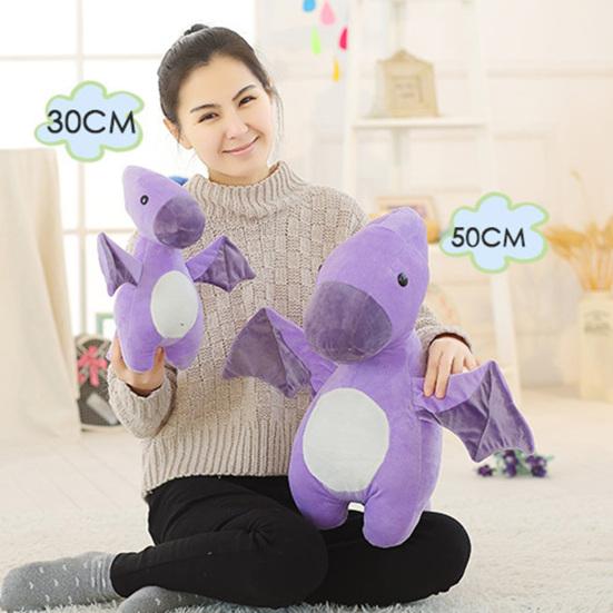 30/50cm Plush Dinosaur Doll PP Cotton Filling Fluffy Cute Animal Doll Plushie Accompany Throw Pillow Stuffed Tyrannosaurus Rex Children Plush