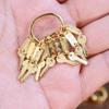 1Set Of Keys Dollhouse Miniature Accessories Furniture Model Decor Toy Simulation Accessory