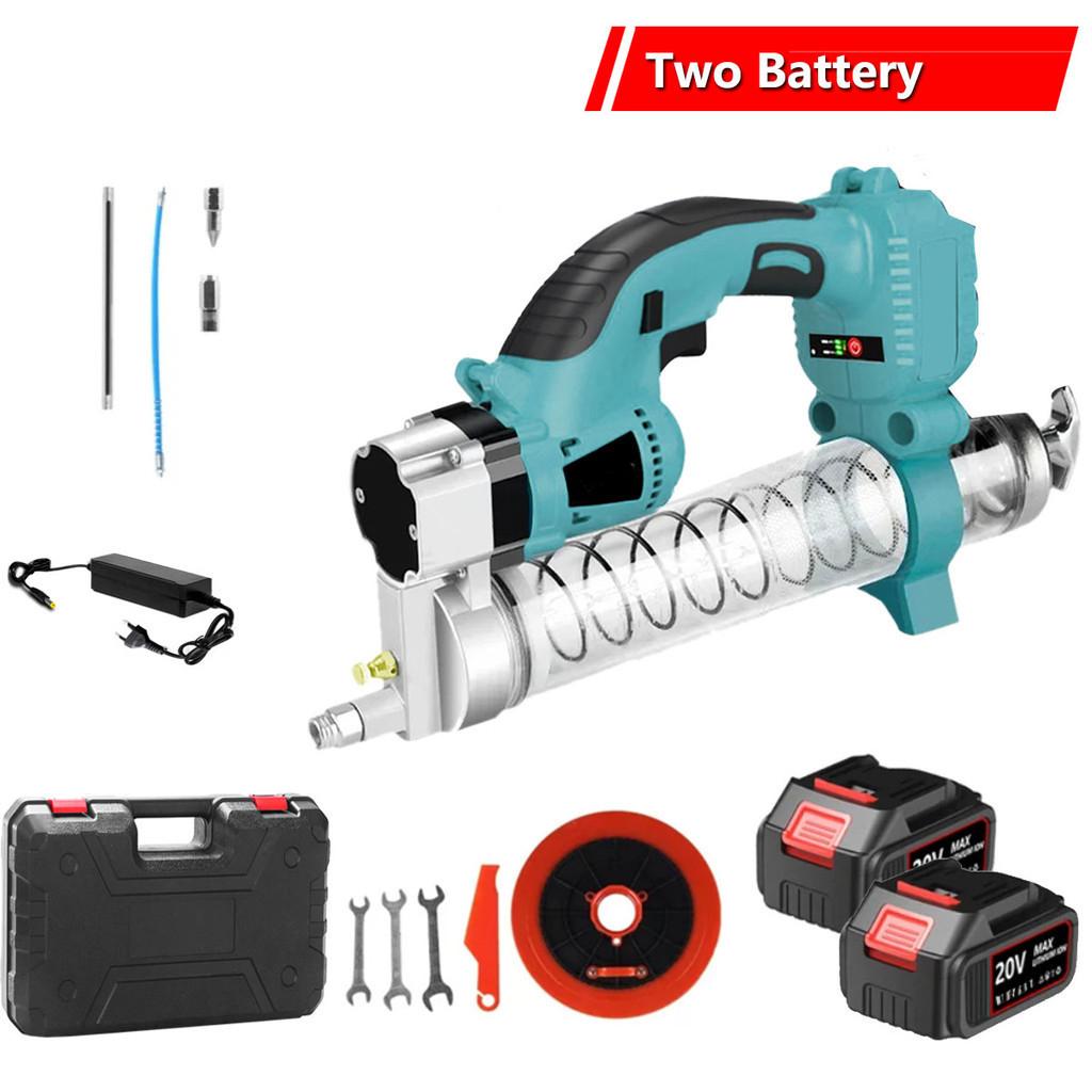 10000 PSI Cordless Oil Injector Brushless Professional Electric Grease Gun Portable Automotive Greaser Power Tools