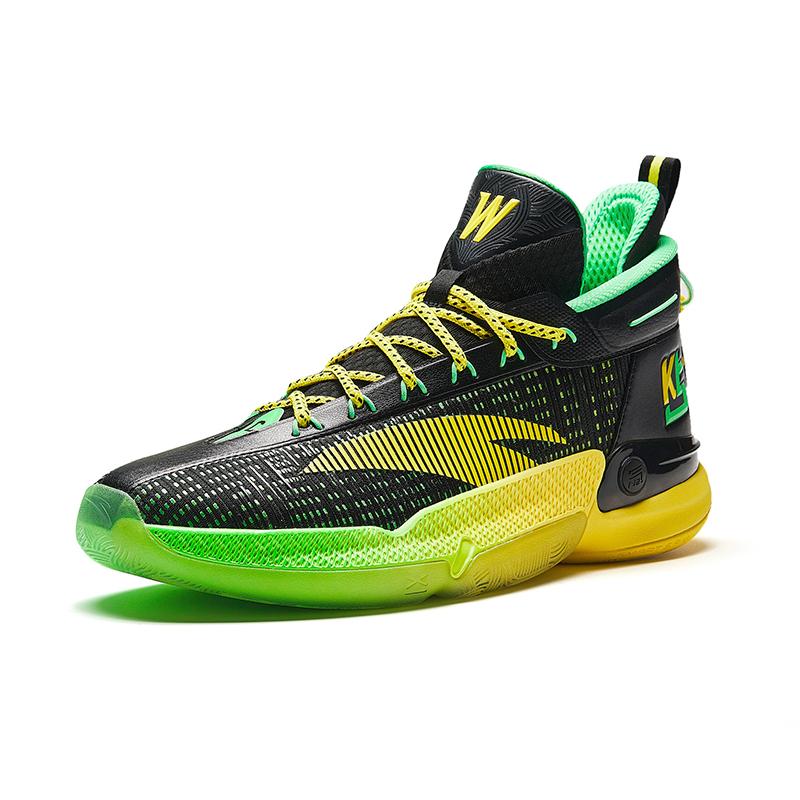 Anta KT9 Kevin Looney PE Men Sneakers Black Yellow Green 112341101-3
