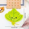 Alien Cat Plush Keychain Cute Hanging Good Luck Keyring Pomelo Leaves Bag Charm Drive Away Bad Luck Backpacks Pendant