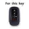 5 Buttons TPU Car Key Fob Cover Case for Honda 2022 2023 2024 for Civic for Accord for CR-V for HR-V for Pilot Accessories