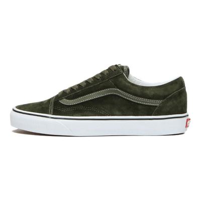 Old Skool Schweineleder - Oliv Unisex Sneaker Grün True-White VN0A3WKT4QV
