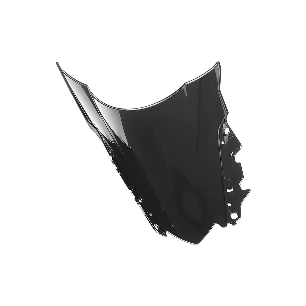 YUANYE Windschutzscheibe, Yamaha Motorrad-Bildschirm YZF R3 R25 Motorrad-Windschutzscheibe Windschutzscheibe 2015-2018 (Schwarz)