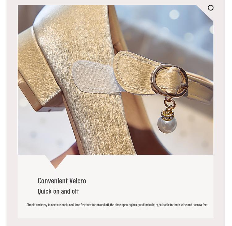 Mädchen Prinzessin High Heels: Leder Schuhe Frühling/Herbst 2025