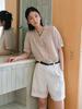 HUNCH Linen Blend Shorts (2Color)