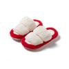 Fashion Fashion  Fur Slippers Women Indoor Light Warm Plush Home Slippers Woman Faux Fur Flat Heel Couple Slides  Pantuflas Mujer