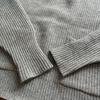 Used 60s Vintage Catalina Back Boa Gray Ribbed Knit Parka SM Vintage Sweater