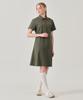 Built Moa Women'S Comfy Half-Zip Collar Dress