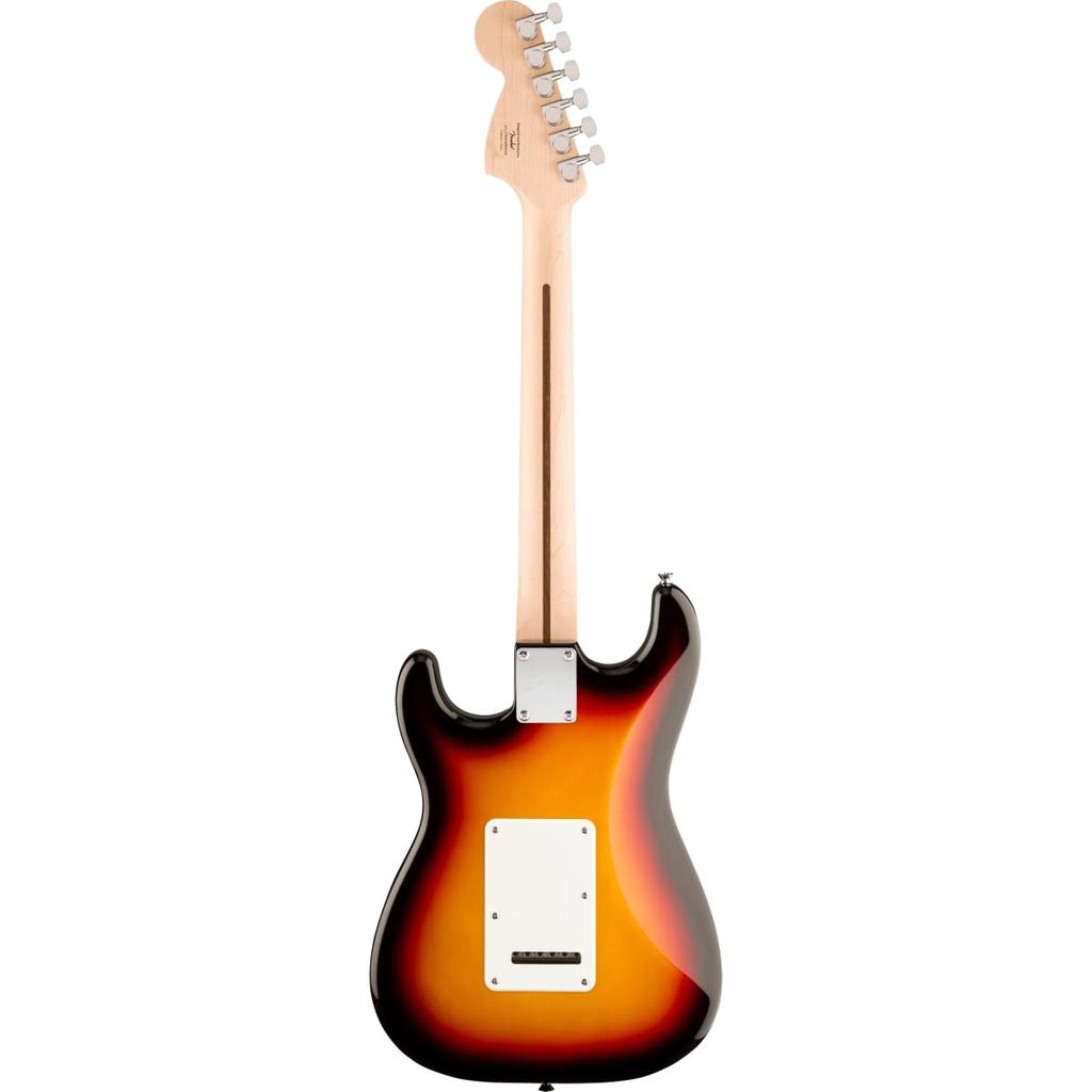 Squier by Series Stratocaster Junior HSS Diapasón Laurel Golpeador Blanco Sunburst Squier Fender/Affinity 3-Color