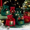 Antlers Christmas Candy Bag Santa Claus Gift Drawstring Pouch  Christmas Decoration