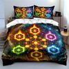 "Elemental Magic Set for Mystics" Exquisite three-piece bedding set gift for kids and adults