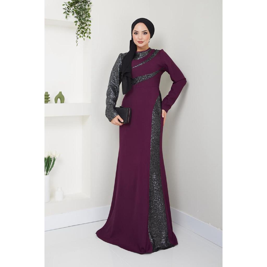 Îmbrăcăminte pentru femei Rochie de seară Rochie de pește cu paiete de modă 2710 Negru