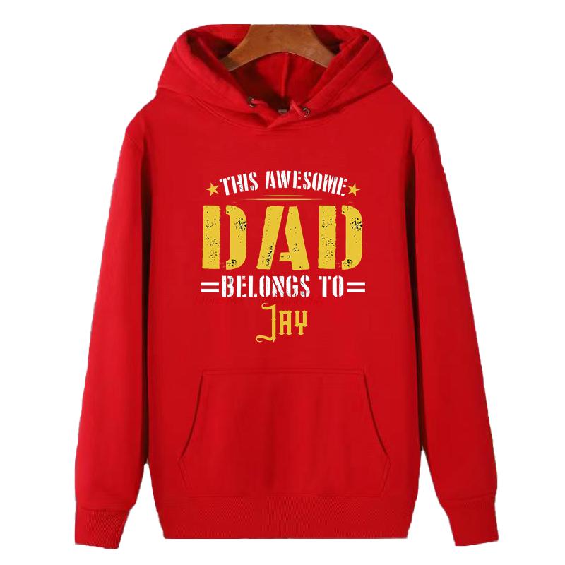 Funny Graphic Hooded Sweatshirts Winter Hoodie Thick Sweater Fleece Hoodie Men's Winter Clothes