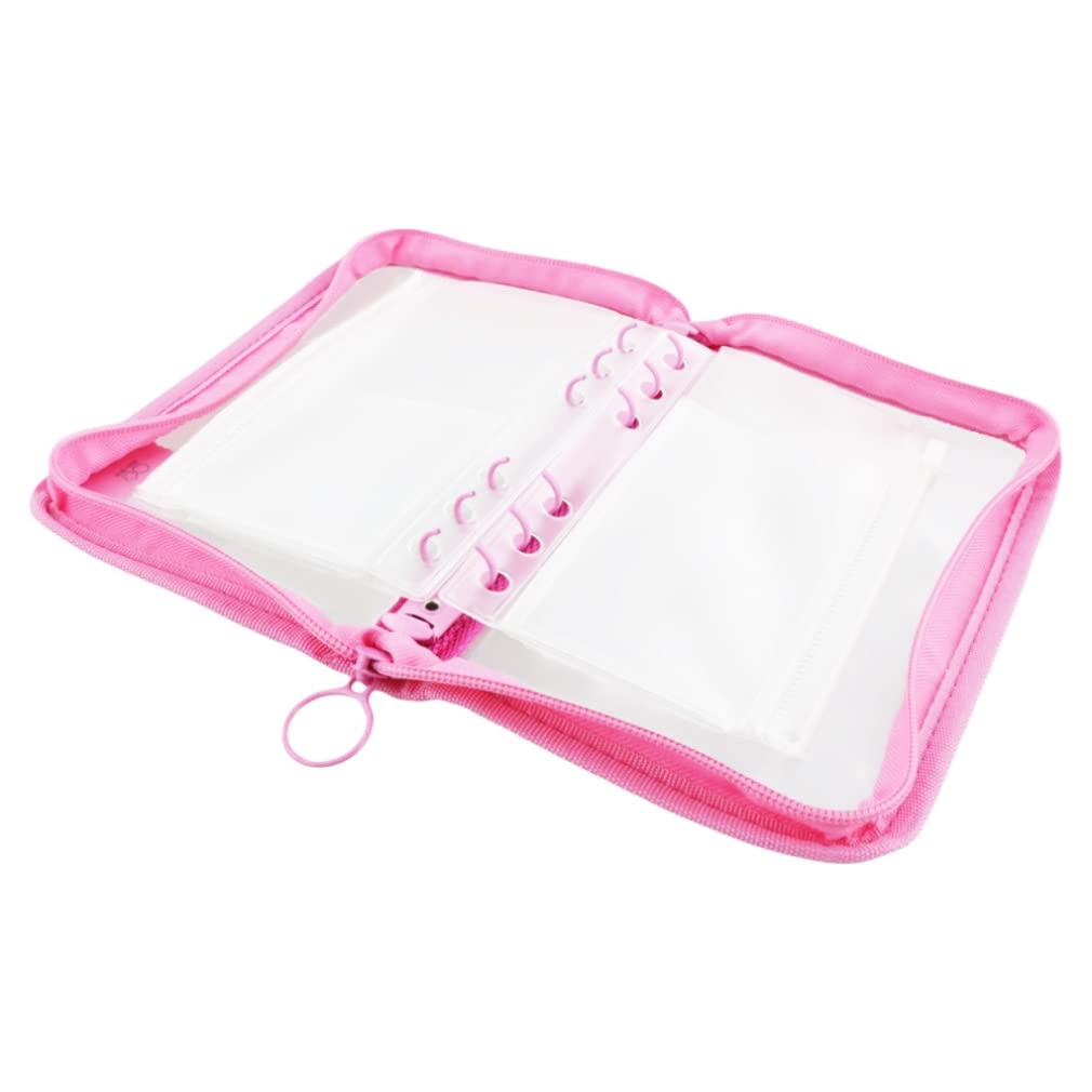 Sunstar Stationery Pencil Case Binder Type Clear X Pink S1425609 Ba-in-me