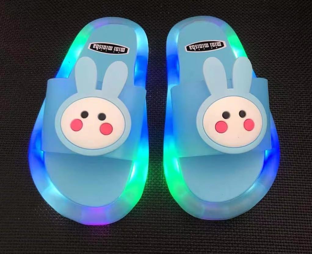 Kinder Jungen Mädchen Hausschuhe Cartoon Einhorn Tiere Drucke Schuhe Beleuchtete Mode Niedliche Schuhe Badezimmer Kinder Kleinkind Hausschuhe