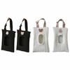 Cartoon Animal Flip Cover Tissue Box Wet Wipes Case Car Hanging Bag Paper Holder Storage Removable Napkin Storage Hanging Box