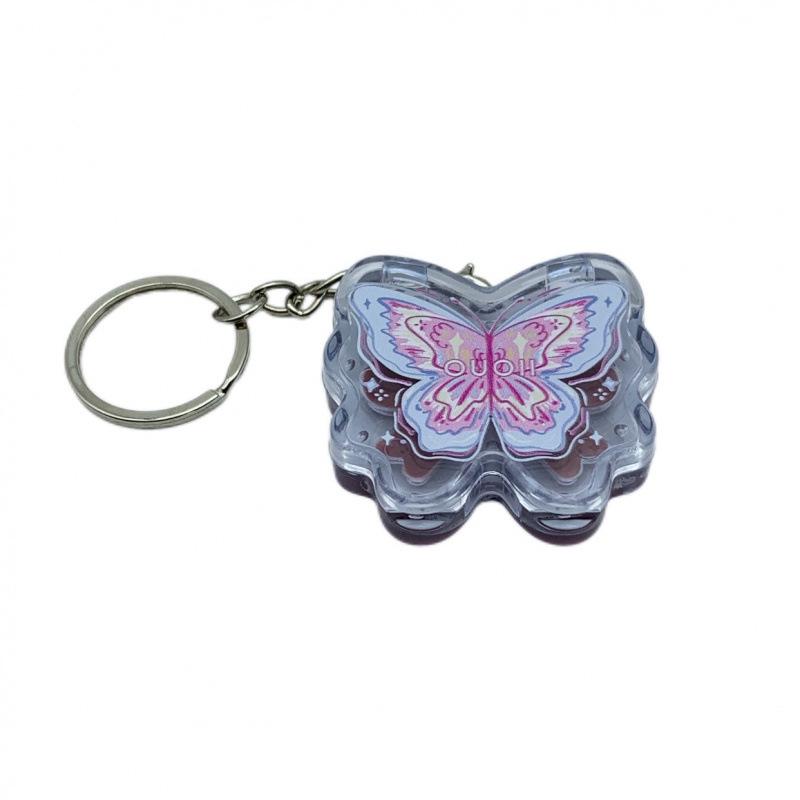 OUOII Luminous Butterfly Wing Lip Tint: Glossy, Plump, Long-Lasting, and Moisturizing Lip Gloss with Subtle Color.