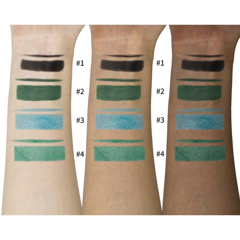 Powder Eyeliner 100% Natural Powder Long-Lasting Eyeliner Arabic Liner (Black/Green) Eyeliner for Middle Eastern Africa Women