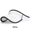 Verstellbare Atmungsaktive Anti-UV Leere Oberseite Sonnenschirm Unisex Kappe Für Outdoor-Sportarten Tennis Golf Laufen Strand Reisen Party