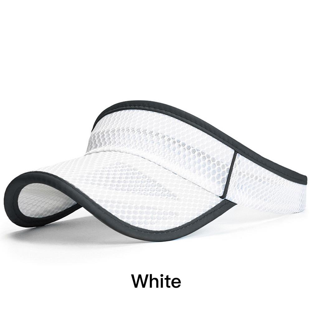 Verstellbare Atmungsaktive Anti-UV Leere Oberseite Sonnenschirm Unisex Kappe Für Outdoor-Sportarten Tennis Golf Laufen Strand Reisen Party